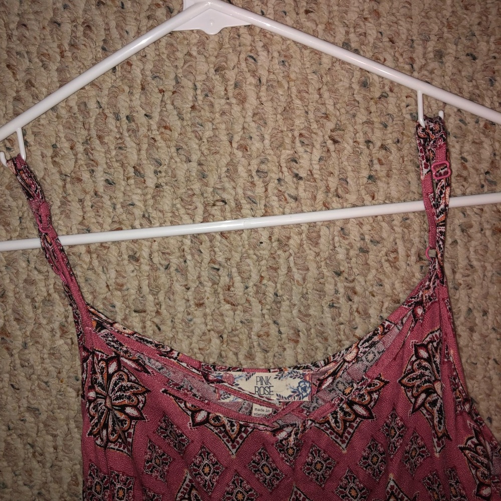 Pink Rose Dress Mini - Picture 2 of 5